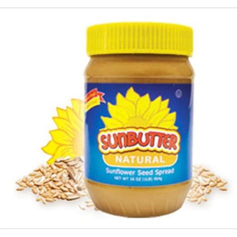 Sunbutter Natural Sunflower Butter 16 Oz