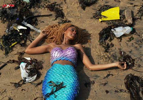 The Polluted Mermaid Oceans Shocks With Marine Pollution Campaign