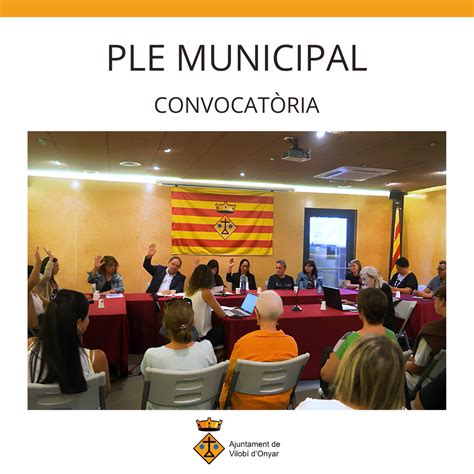 Convocatòria del Ple ordinari del mes de desembre Vilobí d Onyar