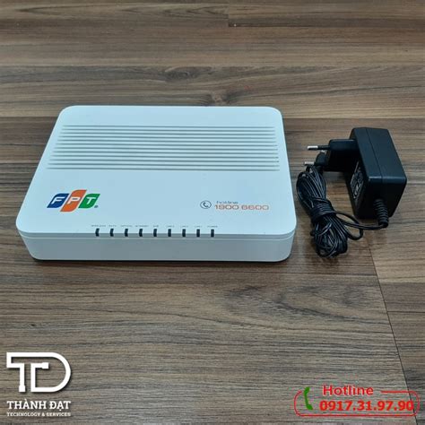 Modem wifi quang FPT Internet Hub AC1000F phát sóng 2 băng tần 2 4Ghz