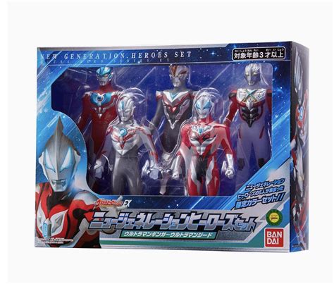 Po Ultraman Ultra Hero Series Ex New Generation Heroes Set Ginga Geed Hobbies And Toys Toys