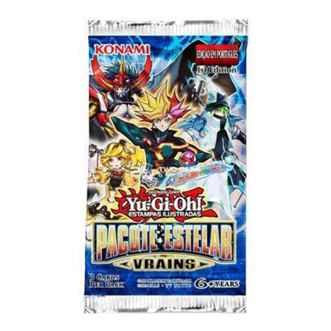 Yu Gi Oh Pacote Estelar Vrains Booster Cartas Portugu S Konami