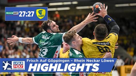 Frisch Auf G Ppingen Rhein Neckar L Wen Handball Bundesliga