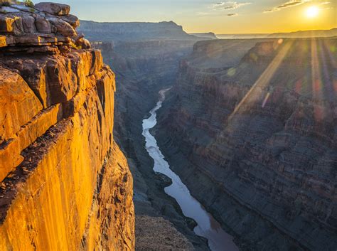 Sunrise Toroweap Tuweep Grand Canyon National Park Red Sandstone