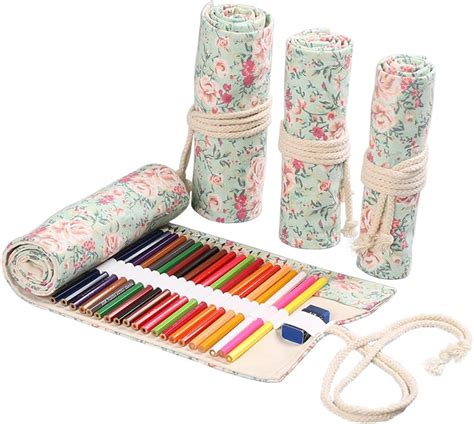 Amazon Diyomr Slots Pencil Wrap Pencil Rolls Artist