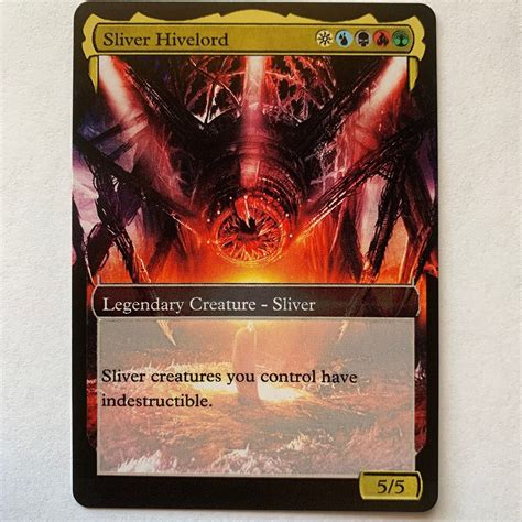 Sliver Hivelord Bt Mtg Alter Commander Normal Card Etsy