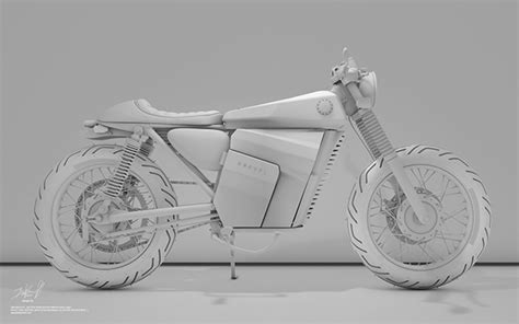 Honda Electric Cafe Racer Design on Behance