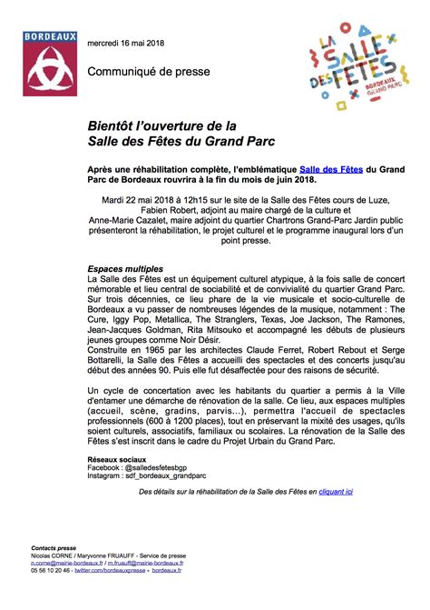 PDF Communiqué de presse Inauguration des PDF Télécharger Download