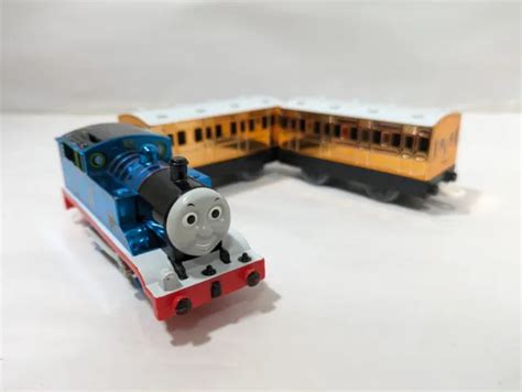 THOMAS & FRIENDS TOMY Plarail Trackmaster 60th Metallic Thomas Rare ...