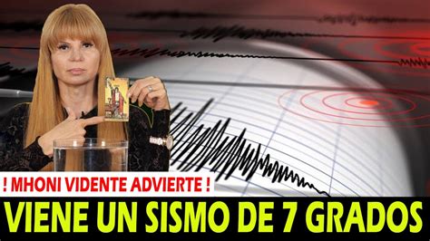 Alerta Amarilla Hace 5 Minutos Mhoni Vidente ADVIERTE DE FUERTE SISMO