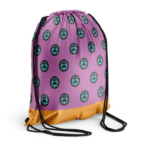 Giorno Giovanna Anime Jojo S Bizarre Adventure Drawstring Bag Animebape