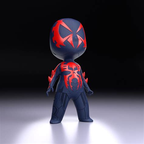 Chibi 2099 Spiderman 3d Model Rigged Cgtrader