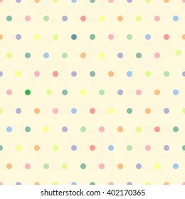 Pastel Polka Dot Pattern Cute Pattern Stock Vector Royalty Free