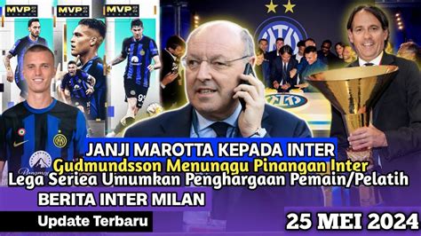 Marotta Ingin Menulis Bab Sejarah Di Inter Toro Pemain Terbaik Seriea