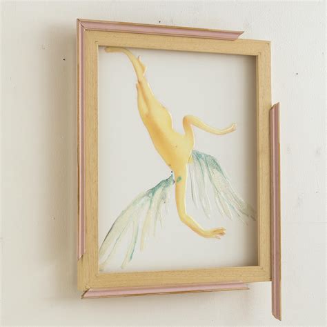 WANG Yu Ange Icare Figurative Painting Woman Nude Angel Wings By