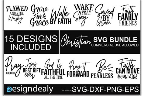 Christian Svg Bundle Graphic By Designdealy Creative Fabrica