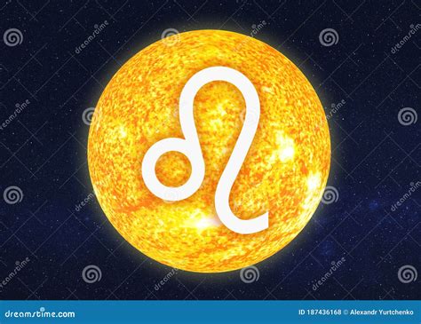 Sign Leo Astrologic Infographics Stock Photography Cartoondealer