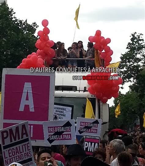A la Gay Pride presque tous derrière la PMA Association STOP homophobie