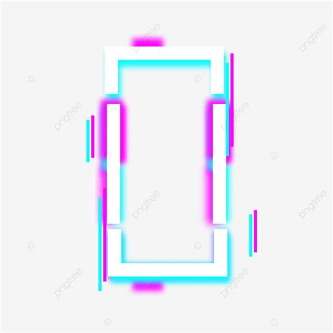 Border Rectangle Vector Art Png Glitch Border Vertical Rectangle