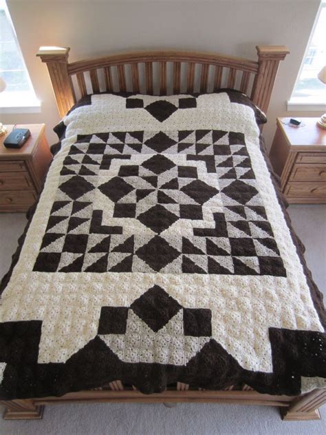 79 Best Images About Crochet Patchwork Quilt Afghans On Pinterest