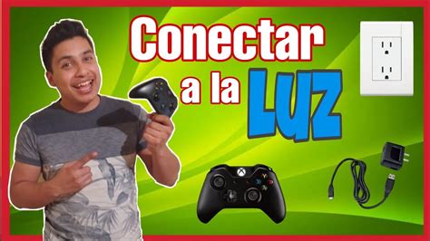 Conectar Control Xbox One A La Luz Mando Xbox One A Toma De Corriente