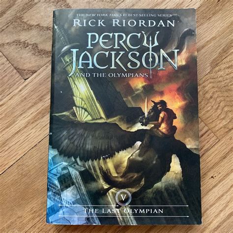 Percy Jackson The Last Olympian Book Cover