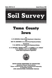 Soil Survey Of Tama County Iowa United States Natural