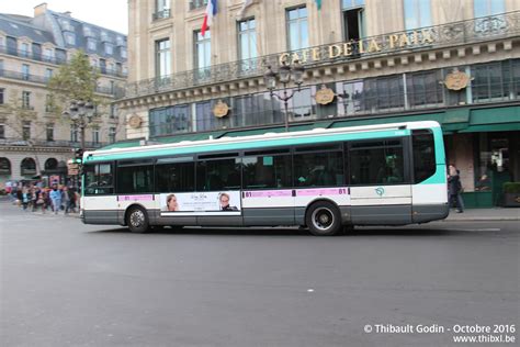 Bus Plq Sur La Ligne Ratp Op Ra Paris Photos