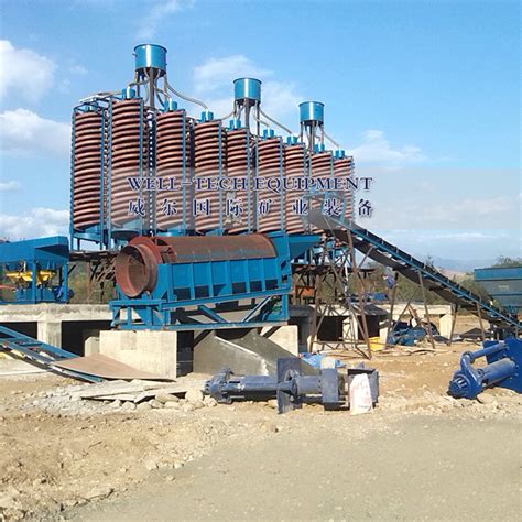 Spiral Concentrator Chrome Wash Processing Plant Hot Sale To Zimbabwe