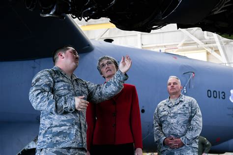 Wilson Visits Airmen Discusses AF Priorities Air University AU