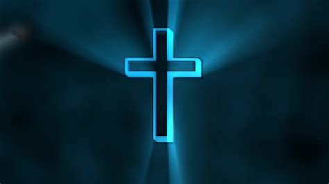 Christian Cross Heavenly Light Rays Animation Stock Footage Video (100% ...