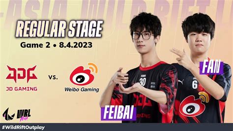 JDG Vs WBG Game 2 Regular Stage WRL Asia 2023 JD Gaming Vs