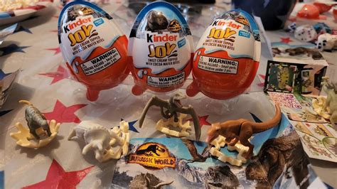 2022 Kinder JOY Jurassic World Toys YouTube