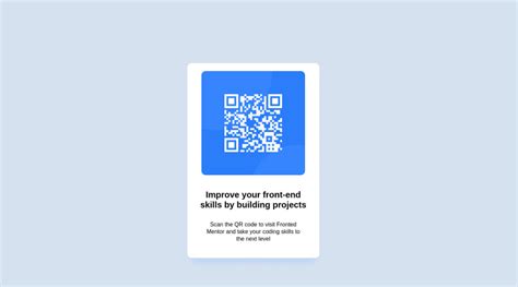 Frontend Mentor Responsive Qr Code With Html And Css Coding Challenge Solution