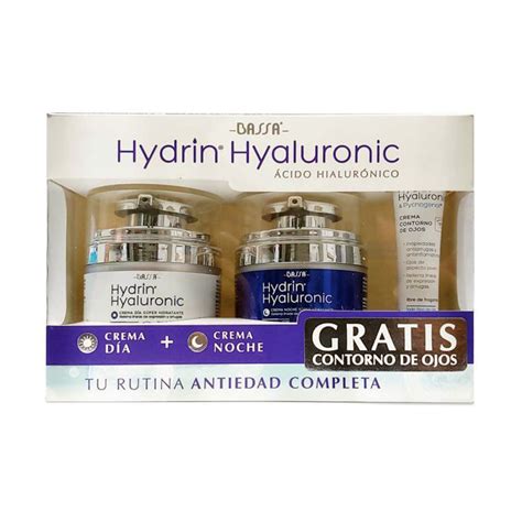 KIT ANTIEDAD HYALURONIC CREMA DIA CREMA NOCHE CONTORNO BASSA