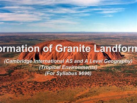 (CIEGeography9696) Formation of Granite Landforms Diagrams (Tropical ...