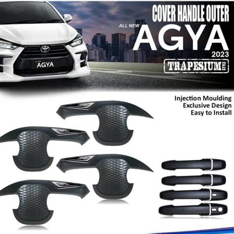 HITAM Package Cover Handle Outer Black All New Agya 2023 2024