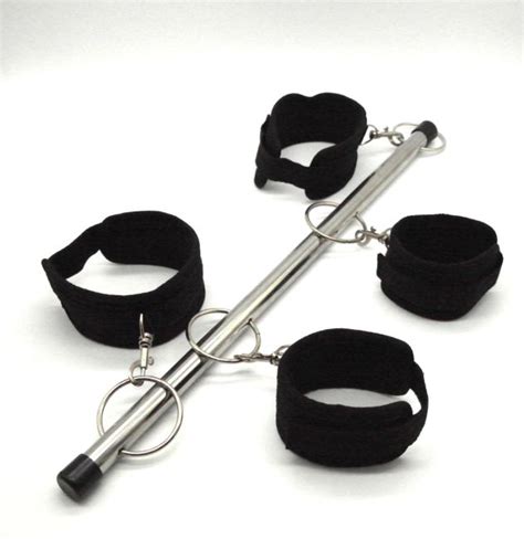 Deluxe Bdsm Couples Restraint Kit With Spreader Bar Sex Toys 1h