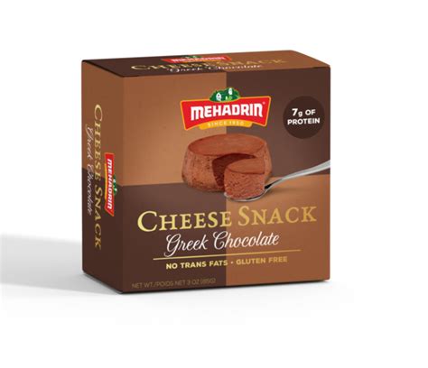 Chocolate Greek Cheese Snack 3 Oz Mehadrin Dairy