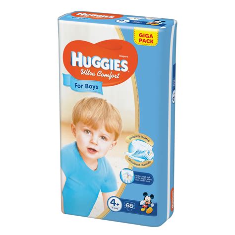 Huggies Ultra Comfort Giga Pack 4 Pelenka Fiúk 10 16 kg 68 darab