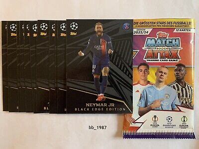 Topps Uefa Cl Match Attax Black Edge Cards Ebay