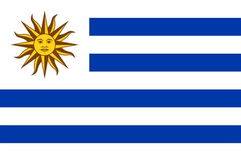 Uruguay flag color codes