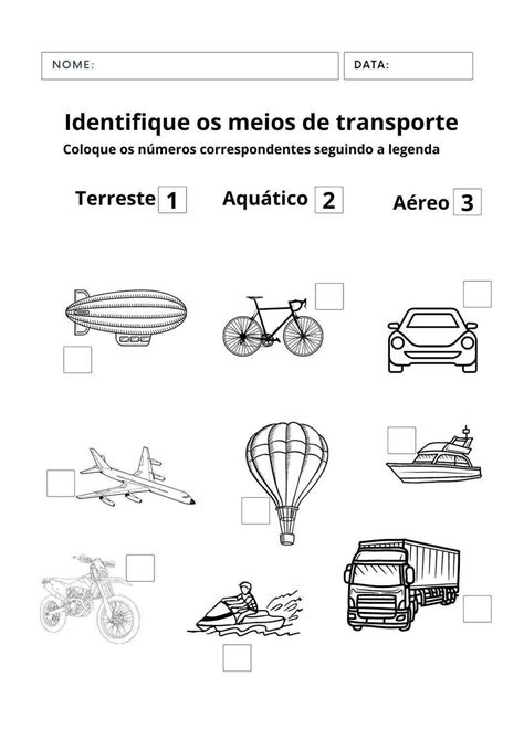 Meios De Transporte Em Ingl S Ano Fdplearn