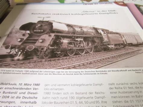 CHRONIK DER EISENBAHN 4 5A 1980 Ölkrise DDR Reichsbahn reaktiviert