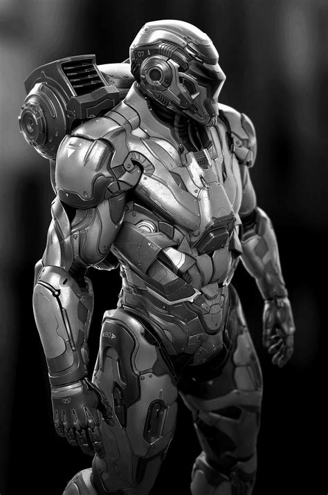 Exoskeleton Futuristic Armor Suit