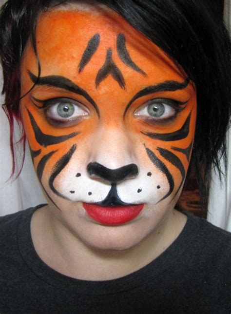 40 Easy Tiger Face Painting Ideas For Fun Bored Art Face Painting