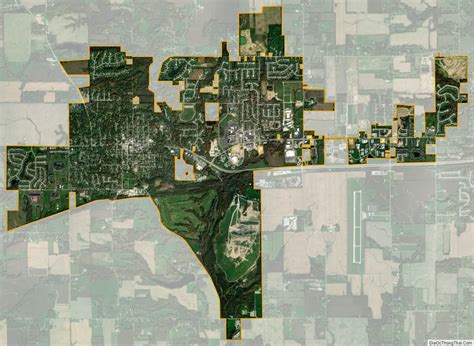 Map Of Danville Town Indiana