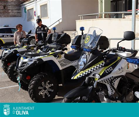 La Policia Local DOliva Estrena Dos Quads I Dues Motocicletes Per