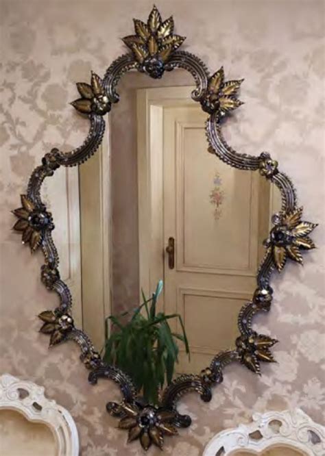 Casa Padrino Luxury Baroque Mirror Black Gold Magnificent Wall