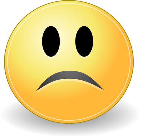 clipart disappointed face - Clipground